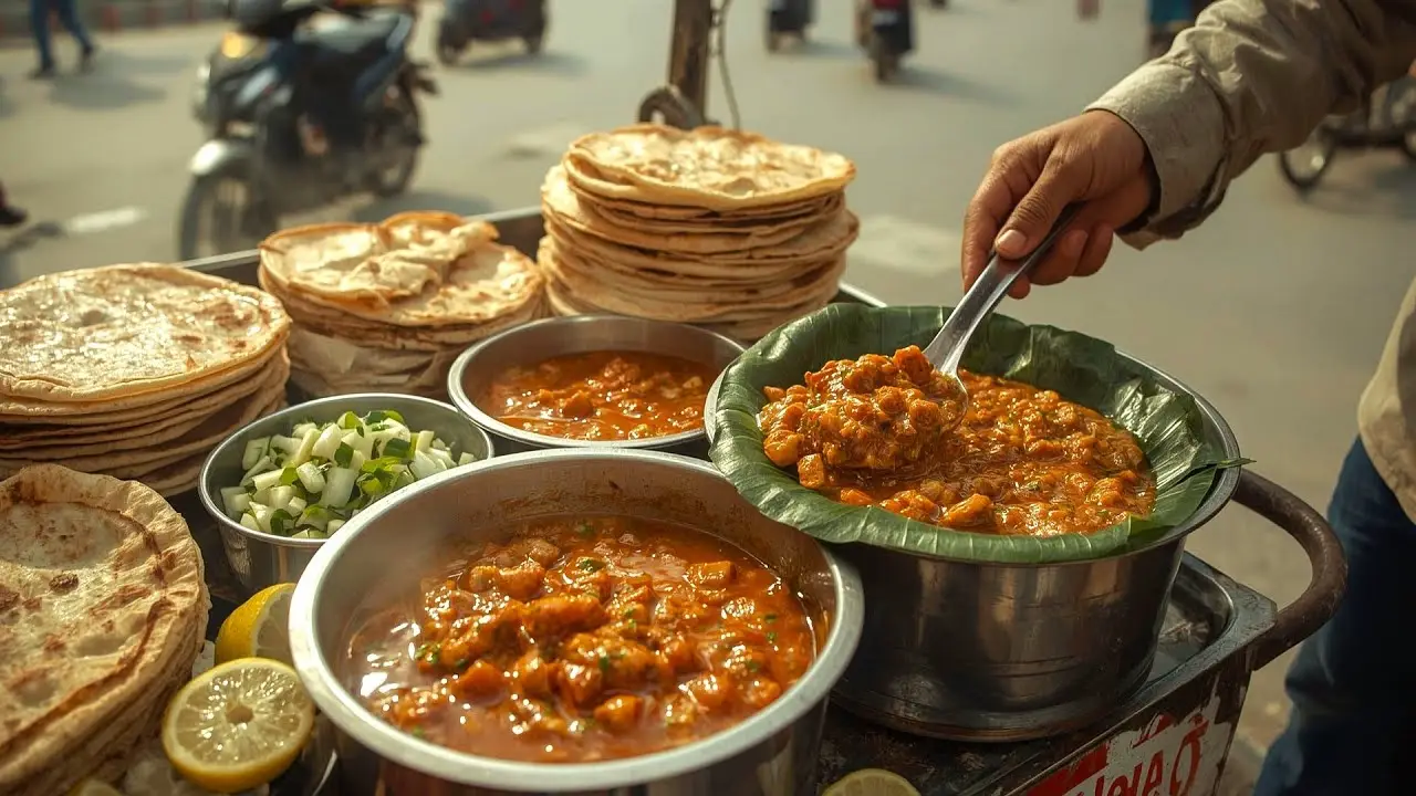 This Delhi Vendor’s Setup Turns Simple Ingredients into a Street Food Hit! 🤯🔥